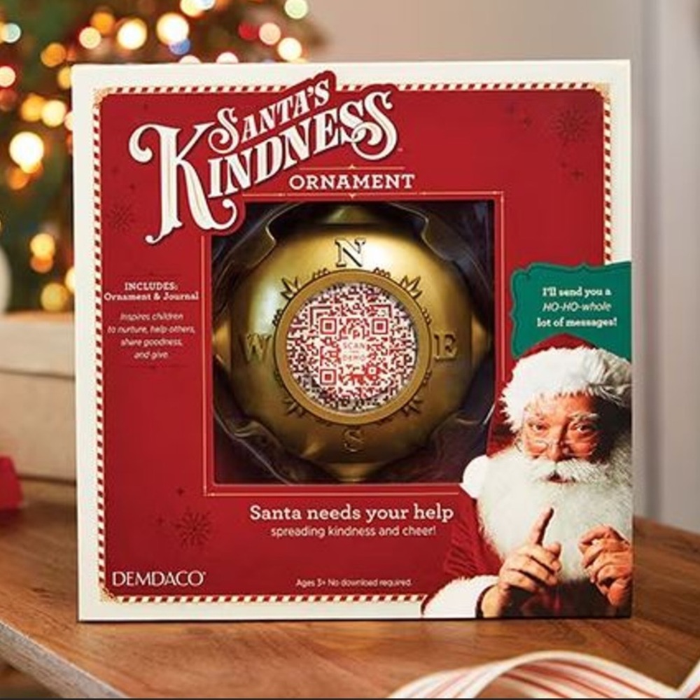 Santa's Kindness Ornament and Journal